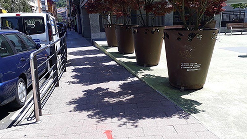 Hasi dira herria oinezkoentzat egokitzeko aldaketak egiten