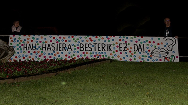 [ARGAZKIAK] "Hau hasiera besterik ez da" irudikatuta ospatu dugu Euskeraren Eguna