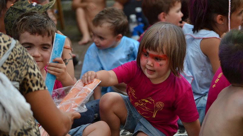 Haurren Eguna izan da gaur Txosnagunean