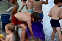 Haurren Eguna izan da gaur Txosnagunean