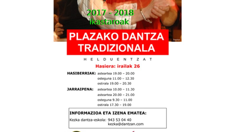 Kezka dantza taldeak zabalik dauka haur eta helduentzako matrikula epea