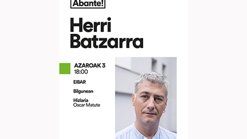 Herri batzarra eta Oskar Matuteren hitzaldia antolatu ditu Bilduk datorren asterako