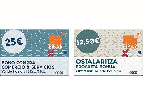 Herriko 181 establezimendutan deskontuarekin erosteko bonuen salmenta gaur hasiko da