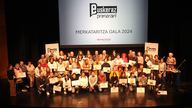 Herriko establezimenduek euskararen alde egindako ahalegina saritu du ...eta kitto! Euskara Elkarteak