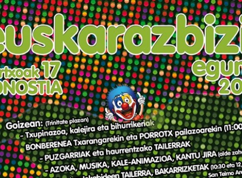 Hilaren 17an egingo den Euskaraz Bizi Egunera joateko autobusa antolatu du EHE-k
