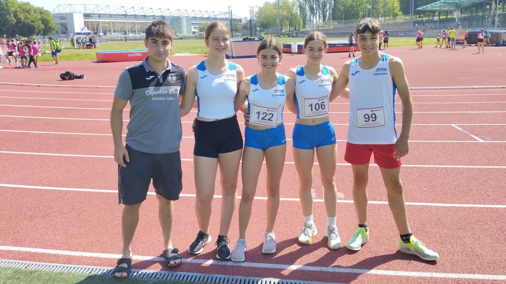 Hiru domina eta laugarren postu bat Euskadiko eskolarteko atletismo txapelketan
