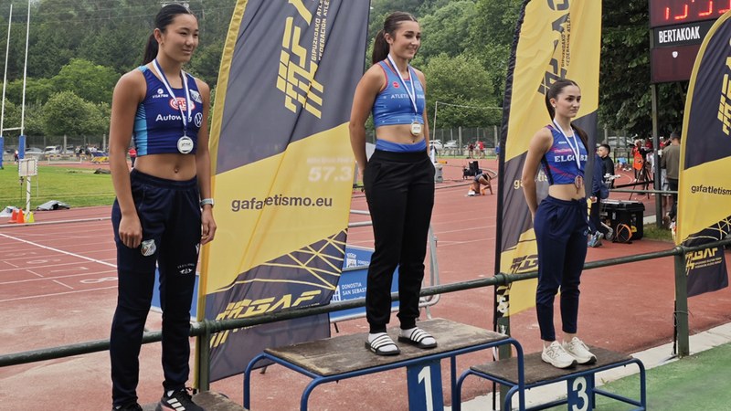Hiru garaipen eskuratu zituzten gure atletek Gipuzkoako Txapelketa Absolututuetan