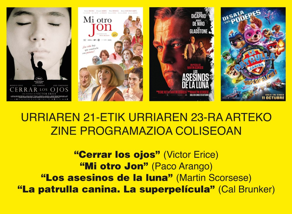 Hiru ordutik gora irauten duen “Los asesinos de la luna” Coliseo antzokian astebururako