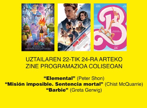 Hiru pelikulekin itxiko du denboraldia Coliseo antzokiko zine-programazioak