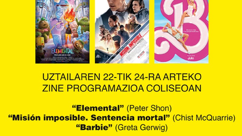 Hiru pelikulekin itxiko du denboraldia Coliseo antzokiko zine-programazioak