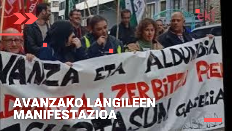 Hitzarmenaren negoziazioa desblokeatzea eskatzeko grebara joan dira Avanzako beharginak