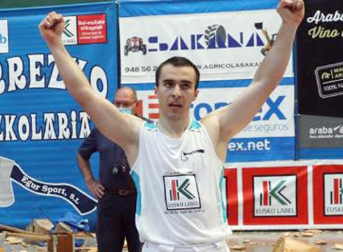 Hodei Ezpeleta hilaren 26an jokatuko den Urrezko Aizkorako finalerako sailkatu da