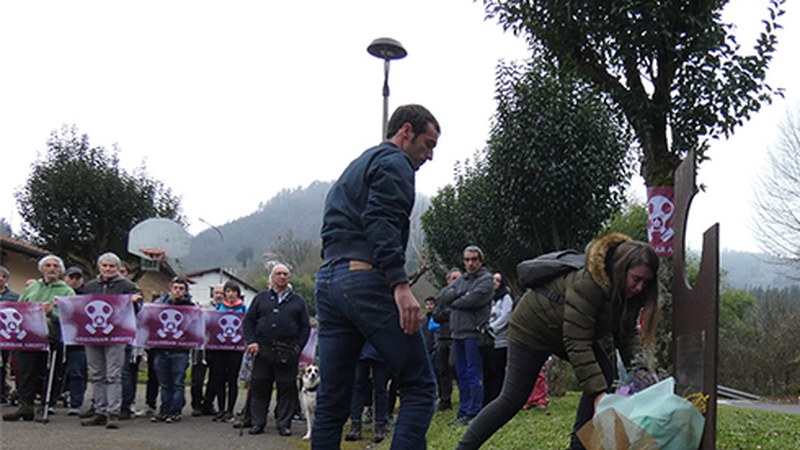 Hondamendiaren laugarren urteurrena gogoratzeko ekitaldia egin zen atzo Eitzagan