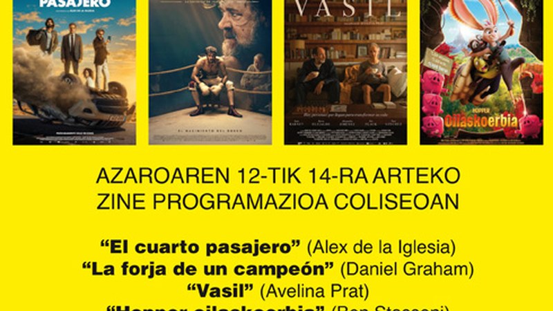 “Hopper oilaskoerbia” umeentzako euskerazko filma eskainiko dute asteburuko karteldegian