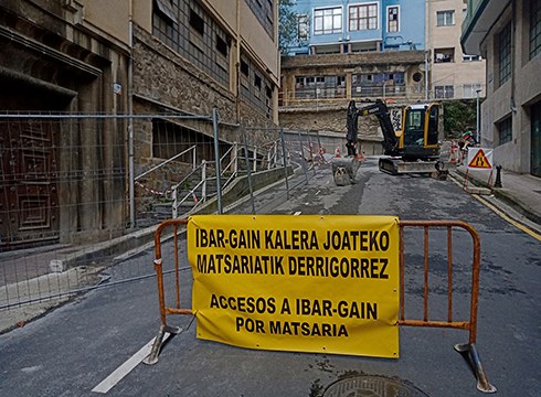 Ibar-gain kaleak itxita jarraituko du urriaren amaierara arte