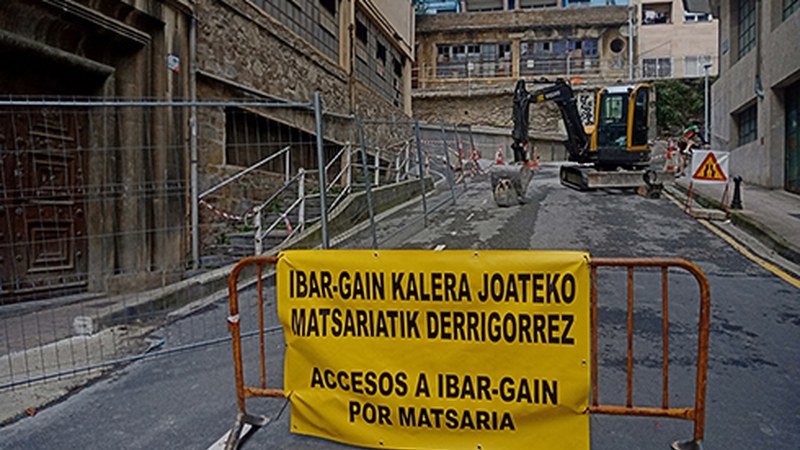 Ibar-gain kaleak itxita jarraituko du urriaren amaierara arte