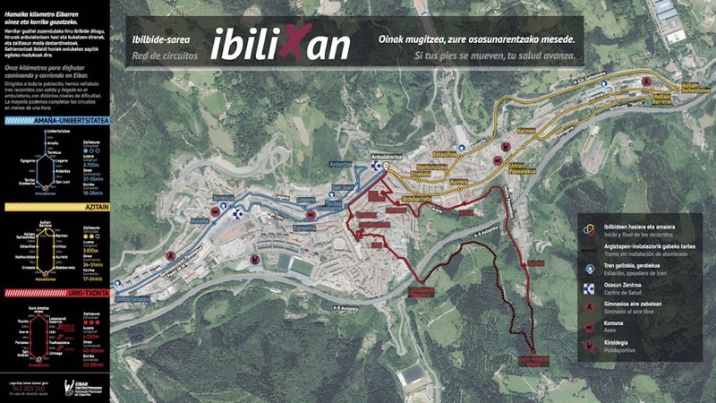 Ibilixan ibilaldi osasungarriak urrian itzuliko dira Eibarrera