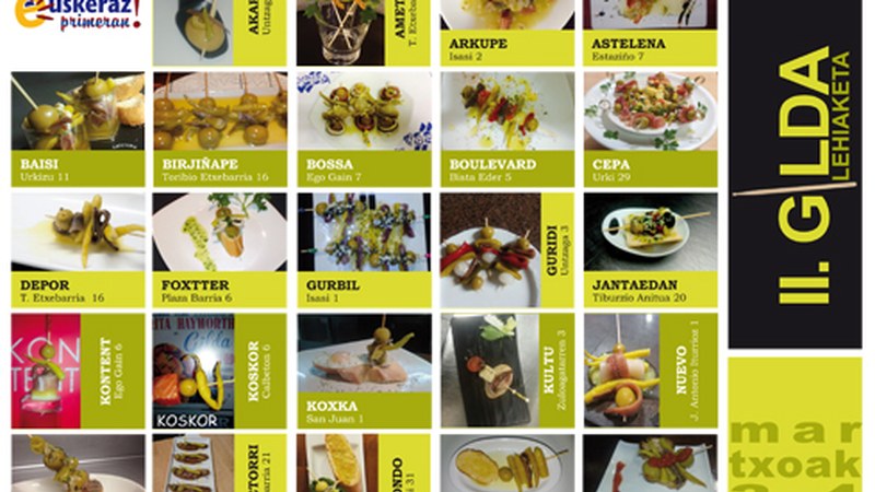 II.Gilda Lehiaketako gildak ikusgai