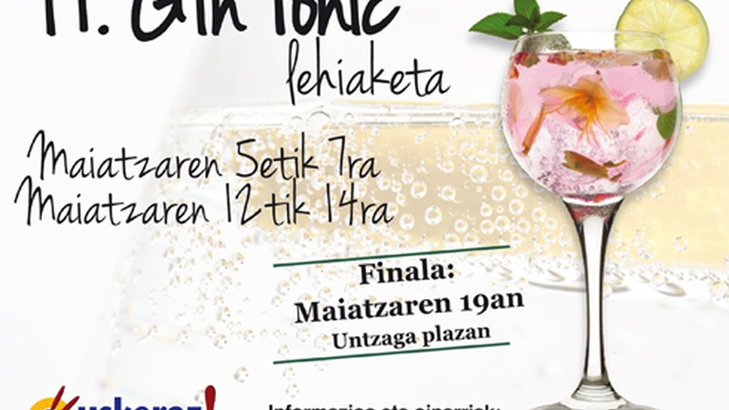 II. Gin Tonic Lehiaketa maiatzean