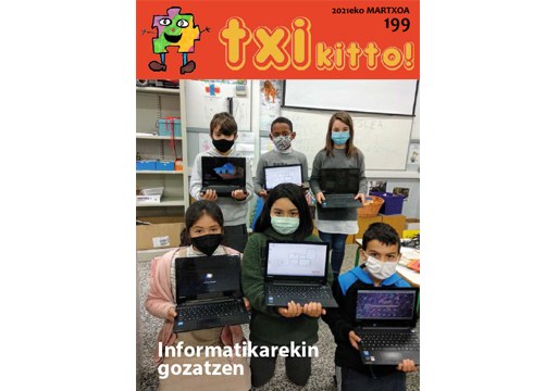 Ikastetxe guztietara ailegatu da gaur Txikitto aldizkaria