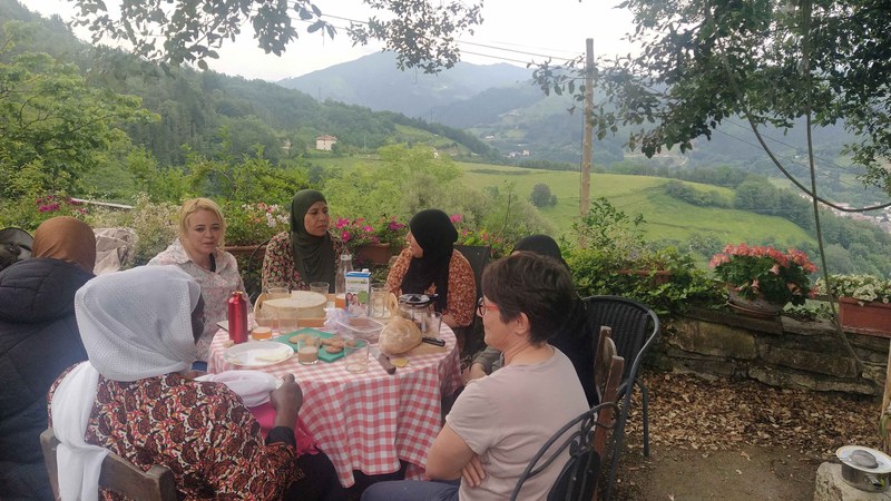 Ikasturte amaierako irteerak egin dituzte Ongietorriko partaideek