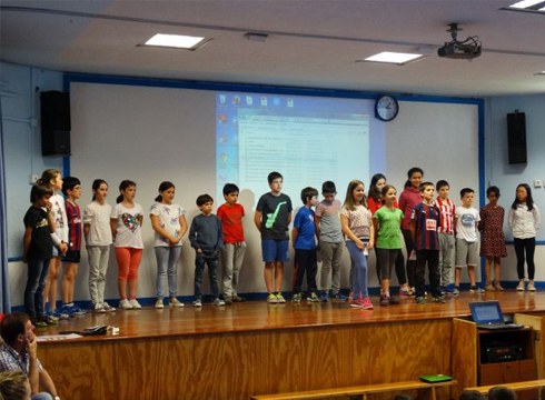 Ikasturte honetako EUSLE kanpainari amaiera emateko jaialdia egin zuten San Andres ikastetxean