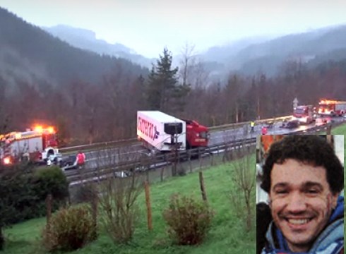 Iker Amutxastegi eibartarra hil zen atzo Azkoitiko istripuan