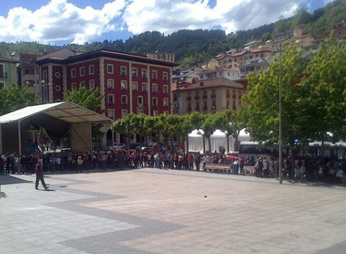 Ilara ikaragarria osatu dute foball sarrera bila joandakoek