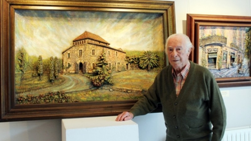 Imanol Elorza artistaren koadroak jasoko dituzte Mikel Larrañagak eta Miguel de los Toyosek