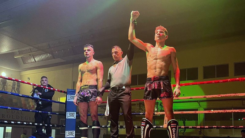 Inda Team-eko John Nuñez Barakaldoko K1 eta kick-boxing Apocalipsis jaialdian irabazle