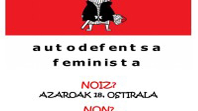 Indianokua Gaztelekuan egingo den autodefentsa ikastaroan izena emateko epea zabalik dago