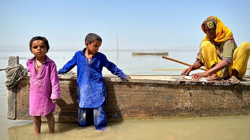 Pakistango errefuxiatuen inguruko erakusketa, Andretxean