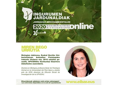 [BIDEOA] "Animalien egokitzapenak 600 milioi urtez", Miren Bego Urrutiari egindako elkarrizketa