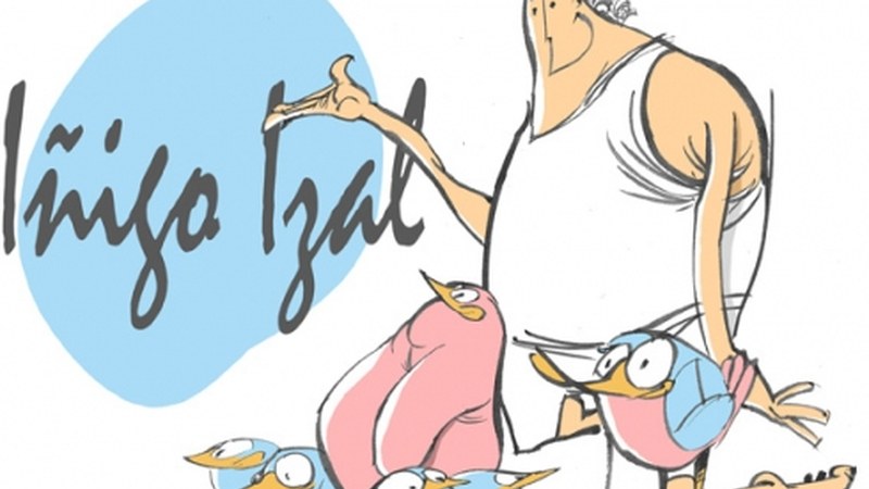 Iñigo Izalen komiki erakusketa Topalekuan