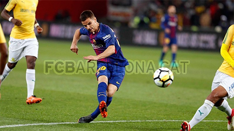 Iñigo Ruiz de Galarretak Bartzelonaren lehen taldearekin debuta egin du