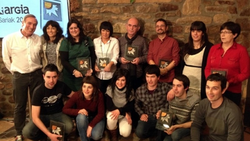 Interneteko Argia Saria Dantzan.com-eko Oier Araolaza eta Eire Vilarentzat #argiasariak