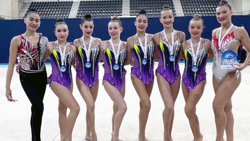 Ipurua klubeko gimnastak podiumera igo dira Avilesen