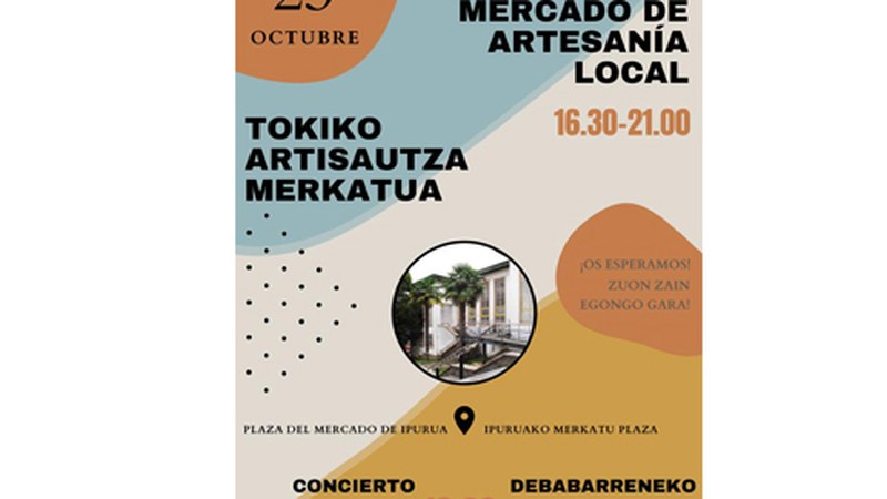 Igande honetan, Artisau Azoka eta Debabarreneko Orfeoiaren kontzertua Ipuruako Merkatu plazan