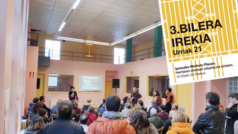 Ipuruako merkatu plazaren erabilera adosteko hirugarren saio irekia egingo da urriaren 21ean