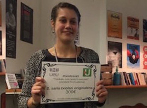 Iraia Muñoa biologoak saria jaso du Txiotesia lehiaketan
