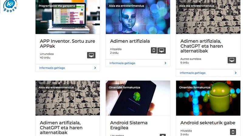 Irailerako ikastaroen eskaintza zabala prestatu dute Eibarko KZgunean