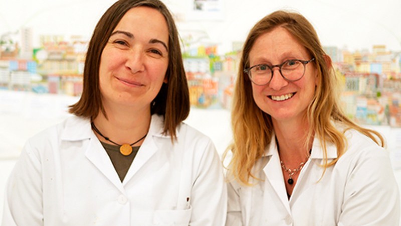 Iratxe Unanue eta Leire Kareaga (Dibujo Eskola): “Londresek bere ‘skylinea’ badauka, guk zergatik ez?”