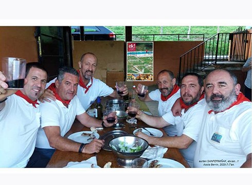 Iruñera joan barik, aurtengo sanferminak Asola Berrin ospatu dituzte