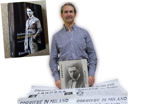 German Ereña eibartar musikariak Isidoro Fagoaga tenoreari buruzko liburua aurkeztuko du ostegunean Beran