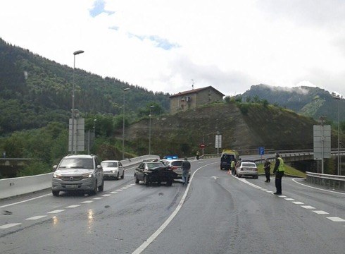 Istripua gertatu da saihesbidean