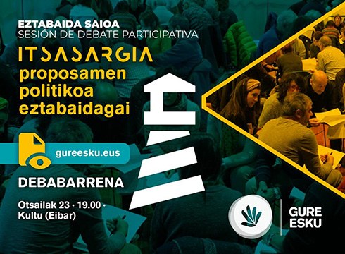 "Itsasargia" proposamenari buruzko eztabaida saioa egingo da bihar Arrate Kultur Elkartean