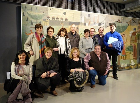 Itziar Epalza sailburua eskualdeko turismoa bertatik bertara ezagutzera etorri zen