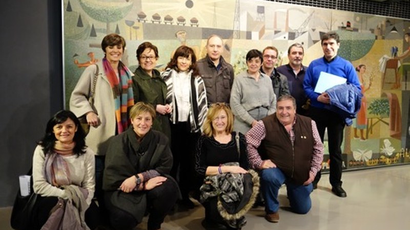 Itziar Epalza sailburua eskualdeko turismoa bertatik bertara ezagutzera etorri zen