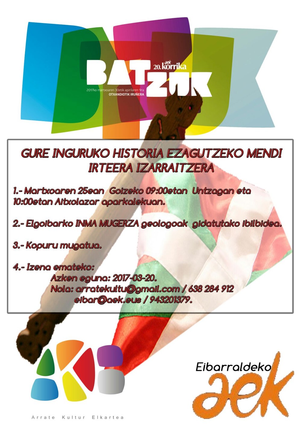 Izarraitzera irteera martxoaren 25ean