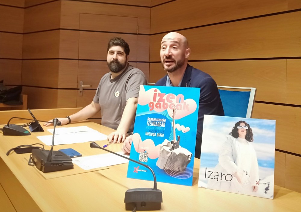 "Izengabeak" musika lehiaketa eta Izaroren kontzertua antolatu ditu Udalak ekaineko bigarren astebururako